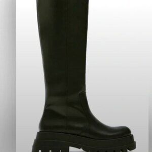 Zara Dark Lace-Up Boots